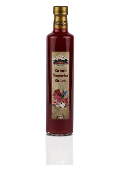 4 Adet Kırmızı Meyveler Sirkesi 4x500 Ml