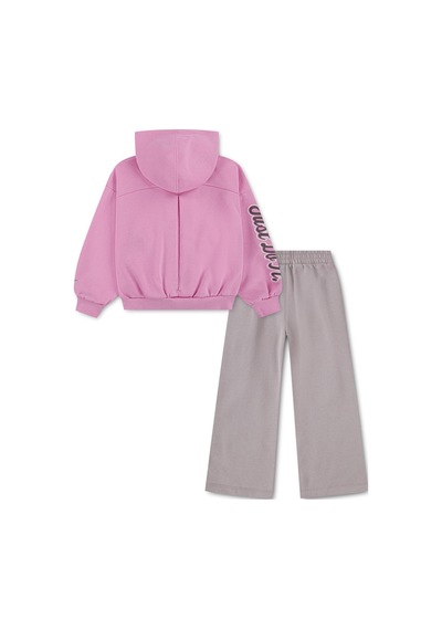 Nike Nıke Juxta-gırl Wıde Leg Pant Şardonlu Pamuklu Kız Çocuk Eşofman Takım 36p313 G5e