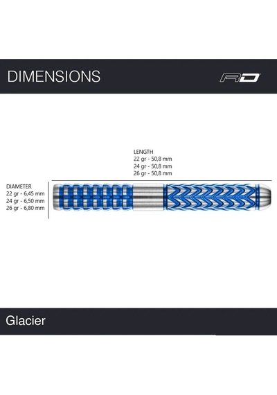 Red Dragon Gerwyn Price Glacier % 90 Tungsten Çelik Uçlu Dart Oku