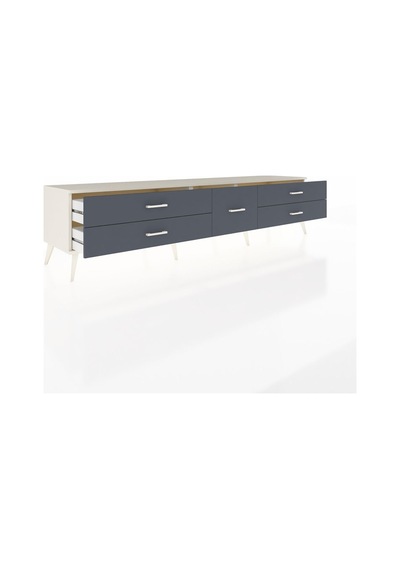 Hyperion Tv Ünitesi 5 Çekmeceli 220x44x51 Aytaşı-çam/antrasit Atlas Çam/antrasıt - Aytası Hyperion Tv Ünitesi 5 Çekmeceli 220x44x51 Aytaşı-çam/antrasit Atlas Çam/antrasıt - Aytası