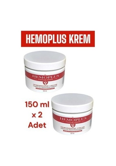 Hemoplus Krem 150 Ml - Hemorrhoid Cream X 2 Adet