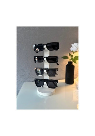 Modern Gözlük Standı 3d Baskı Dekoratif Glasses Holder & Gözlük Tutucu Beyaz