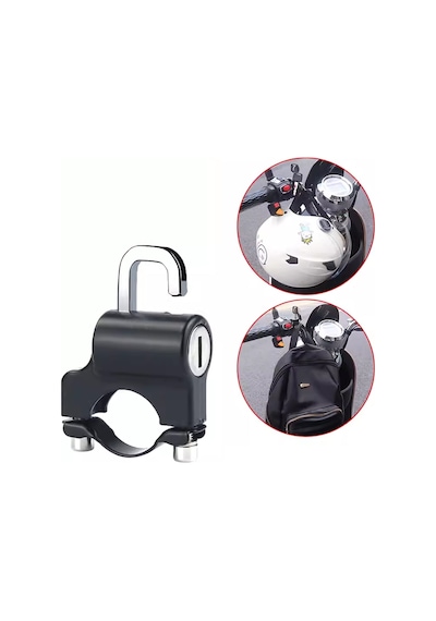 Sn-24295 22-26mm Unıversal Motosiklet Kask Kilidi