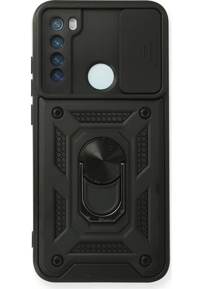 Teleplus Xiaomi Redmi Note 8 Kılıf Magnetik Standlı Kamera Korumalı Slide Sürgülü Cover Kapak