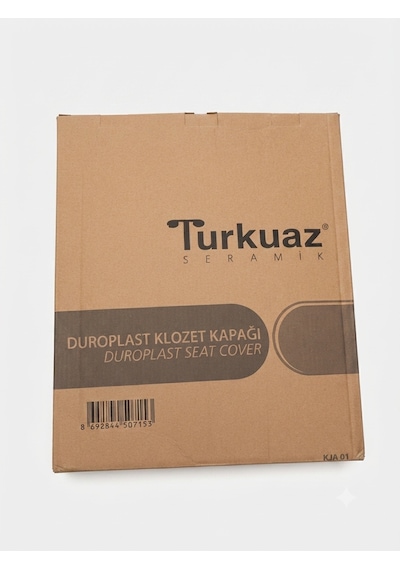 Turkuaz Duroplast Klozet Kapağı Beyaz