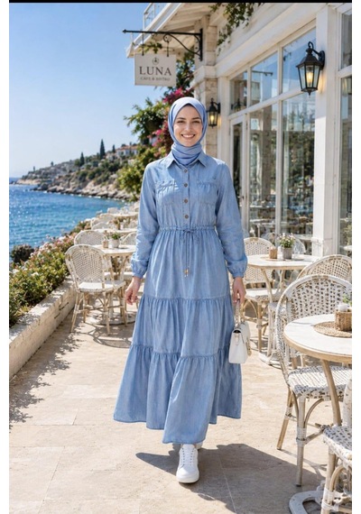 Hb Harma Time Butik Kadın Düğmeli Cepli Bağcıklı Tensel Kumaş Açık Mavi Kot Elbise Açık Mavi Açık Mavi Hb Harma Time Butik Kadın Düğmeli Cepli Bağcıklı Tensel Kumaş Açık Mavi Kot Elbise Açık Mavi Açık Mavi