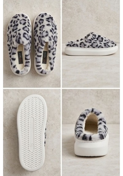 Unisex Ultra Hafif Yumuşak Peluş Kaymaz Taban Anne Çocuk Misafir Gri Leopar Desenli Ev Terliği 5808 Çok Renkli Unisex Ultra Hafif Yumuşak Peluş Kaymaz Taban Anne Çocuk Misafir Gri Leopar Desenli Ev Terliği 5808 Çok Renkli