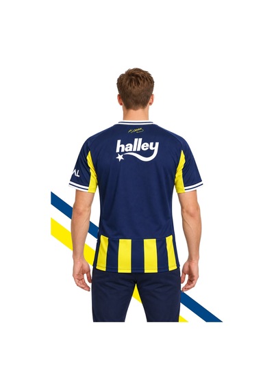 Fenerium Fenerbahçe Lisanslı 2025/26 Çubuklu Forma + Şal Kaşkol Set Ahşap Kutulu Sarı - Lacivert Fenerium Fenerbahçe Lisanslı 2025/26 Çubuklu Forma + Şal Kaşkol Set Ahşap Kutulu Sarı - Lacivert