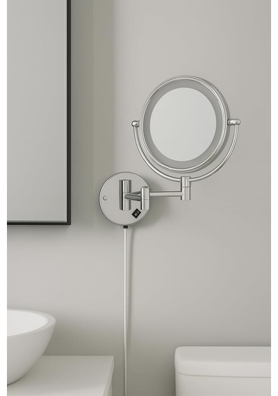 Tr Arkitekta A44010 Makyaj Tıraş Aynası, Ledli, Krom Genel