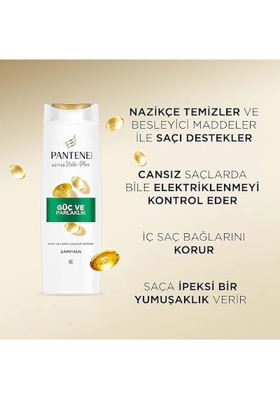 Pantene Güç Ve Parlaklık Şampuan 800 Ml