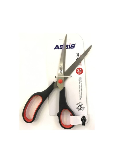 Cassa Büro Makası Inoxy 24 Cm Siyah Kırmızı