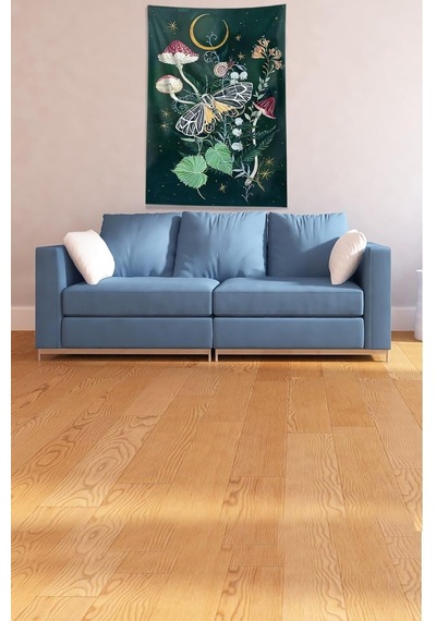 Pelangi Multirenk Mushroom Mantar Leke Tutmaz Kadife Kumaş Duvar Örtüsü Duvar Halısı Tapestry Dwll373, 70 X 100 Çok Renkli
