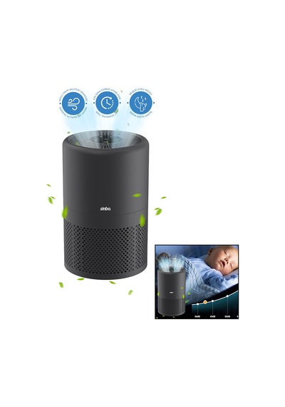 Hava Temizleme Cihazı - 3 Kademe Filtre, Otomatik Fan, Sessiz Mod