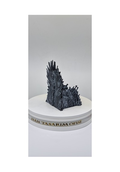 İron Throne Game Of Thrones Demir Taht 10cm