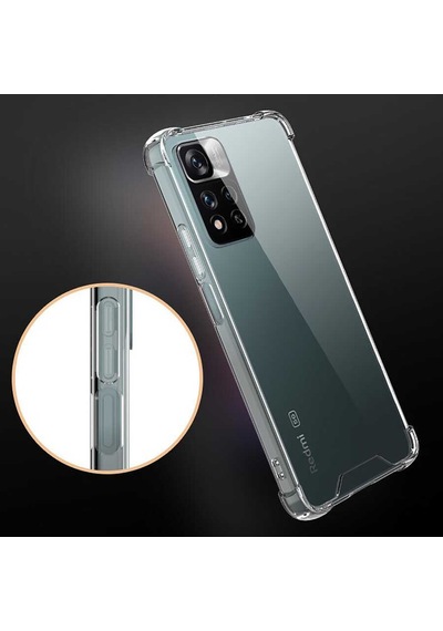 Redmi Note 11 Pro Plus 5g Kılıf Nitro Anti Shock Silikon - Renksiz Renksiz Renksiz