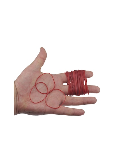 Ekoset Kırmızı Paket Ambalaj Para Lastiği 70Mm 1Kg