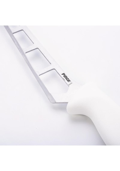 Pirge Peynir Bıçağı Delikli 13cm 82010 Beyaz