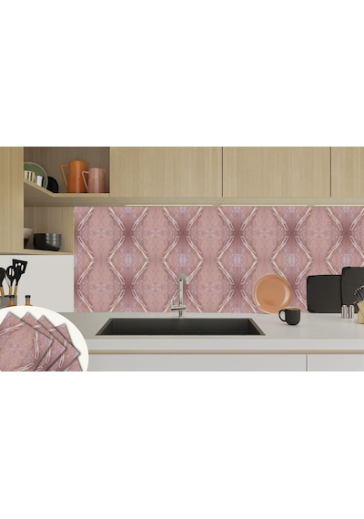 Tink Kendinden Yapışkanlı Mermer 020 Desenli Pvc Karo 30x30 Cm