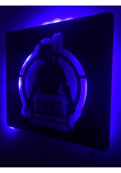Pubg Led Işıklı Tablo
