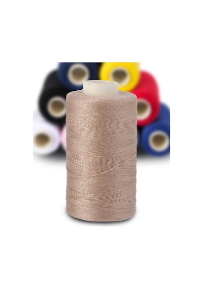FDMSTAR 120 No Karışık Renkli Dikiş İpliği 10’lu Küçük Boy 250-300 Metre Ev Tipi Makineye Uyumlu Polyester İplik Seti