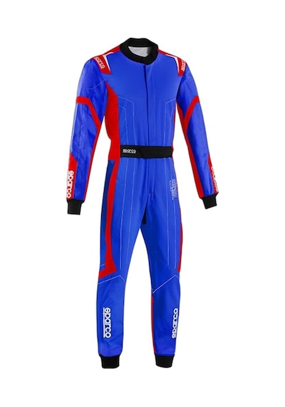 Sparco K48 Thunder Karting Yarış Tulumu M Mavi