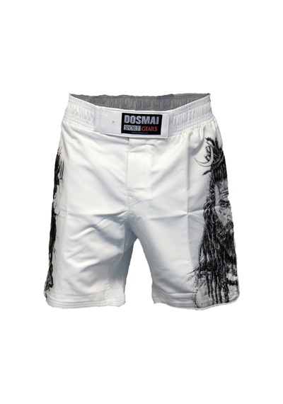 Dosmai Martial Mma Dijital Baskılı Şort Beyaz Mms222