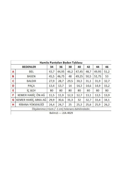 Balins 5 Cepli Hamile Pantolon Koyu Mavi