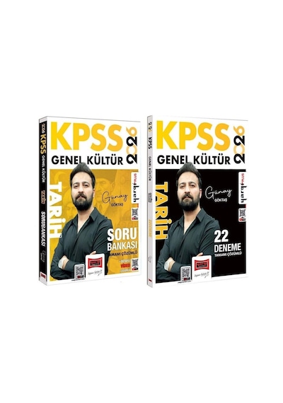 Yargı 2026 Kpss Tarih Soru Bankası + 22 Deneme 2 Li Set Günay Göktaş Yargı Yayınları Paragraf Hediye
