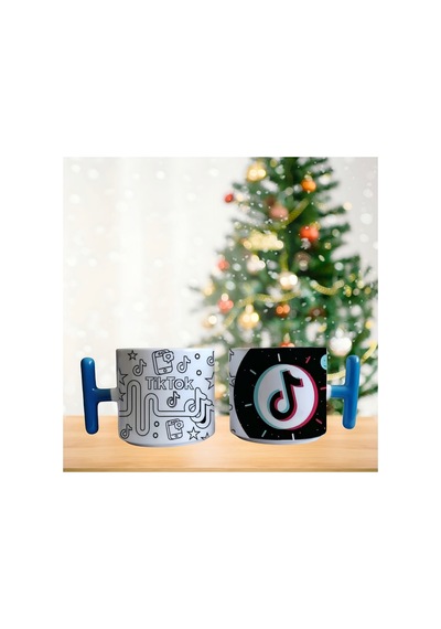 Tiktok Kupa Bardak Tek Adet 0513 Çok Renkli