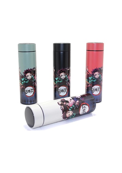 Anime Baskılı Digital Göstergeli Termos 500 Ml Alk380 Çok Renkli