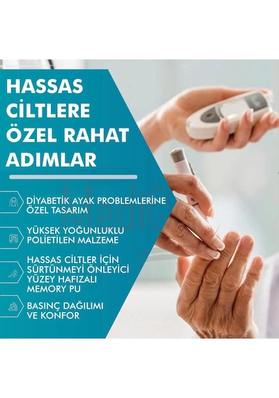 Mg16 - Dıyabet Ayaklar Için Sürtünme , Şeker Hastaları Için Yumuşak Hafızalı Iç Tabanlık 40 - 41