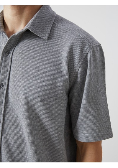 Lcw Vision Gri Slim Fit Erkek Gömlek