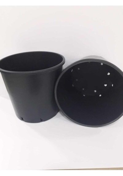 Üretim Saksısı 5 Adet 28x27 Cm 14 Lt Plastik Saksı Siyah Bitki Turkuaz,9630124545 Diğer