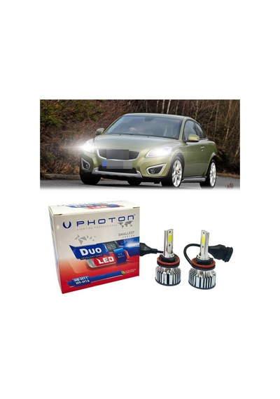 Volvo C30 Led Xenon Kısa Far Ampulü H7 Duo Yeni Seri Beyaz 2006-2012