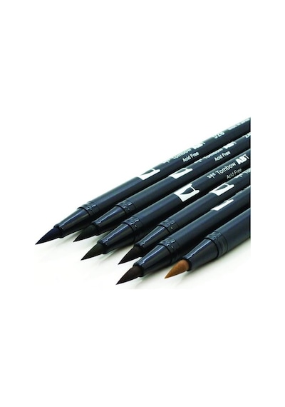 Tombow Dual Brush Pen 6 Renk Set Landscape