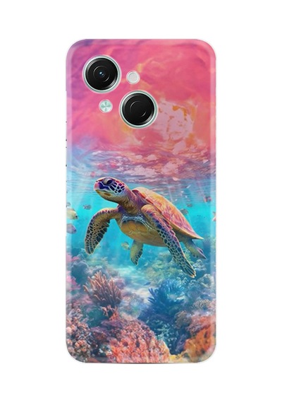 Tecno Spark Go 1 2025 Kılıf Boutique Baskılı Resimli Kaplumbağa Pcode -065