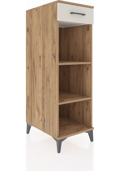 Kronos Dolap 2 Raflı Tek Çekmeceli 44x59x134 Çam-aytaşı Atlas Çam
