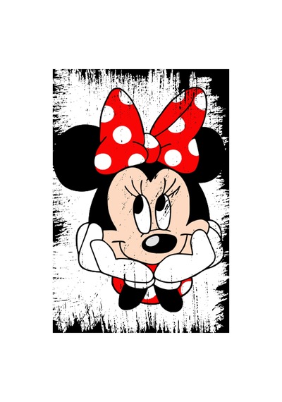 Mickey Mouse Tasarımlı Ahşap Poster Renkli - 645065485 Renkli