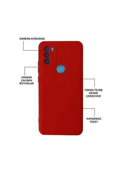 General Mobile GM21 Plus Kılıf Kamera Korumalı Içi Kadife Lansman Silikon Kapak
