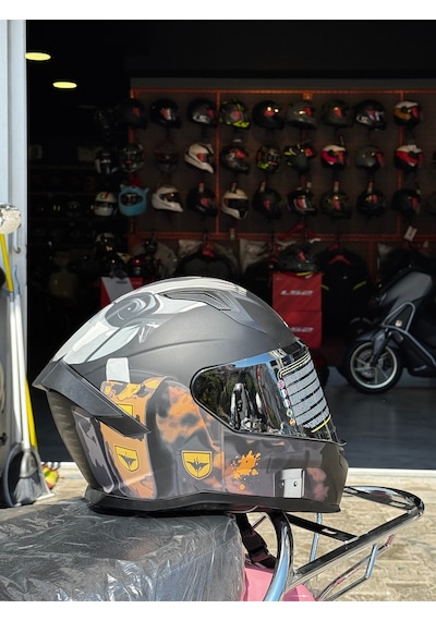 Mts Fullface Kask Ece2206 Sertifikalı Güneş Vizörlü Krem