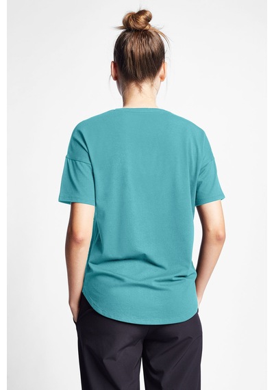 Lescon Kadın Kısa Kollu T-shirt 24s-2215-24b. Yeşil