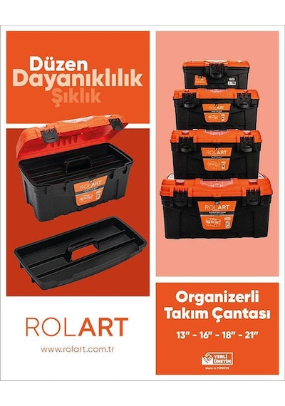 Rolart 13'' Organizerli Takım Çantası