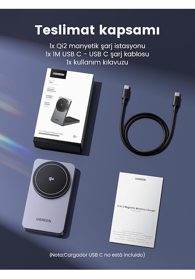 Magflow Qi2 Sertifikalı 15w İphone Şarj İstasyonu, Magsafe İle Uyumlu 2'si 1 Arada Manyetik Şarj İstasyonu, İphone 16,16 Pro,16 Pro Max,15,14,13,airpods İçin Katlanabilir Kablosuz Şarj Cihazı Çok Renkli Magflow Qi2 Sertifikalı 15w İphone Şarj İstasyonu, Magsafe İle Uyumlu 2'si 1 Arada Manyetik Şarj İstasyonu, İphone 16,16 Pro,16 Pro Max,15,14,13,airpods İçin Katlanabilir Kablosuz Şarj Cihazı Çok Renkli