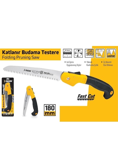 Sgs 1756 Katlanır Budama Testeresi 180mm