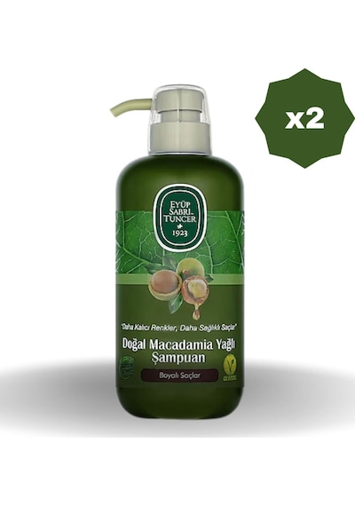 Eyüp Sabri Tuncer Macadamia Şampuan 600 Ml - 2 Adet Tüm Saçlar