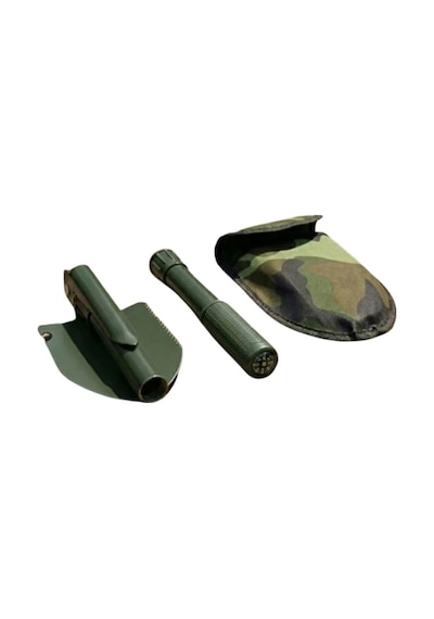 Kiwi Garden Kgms-701 Çok Amaçlı Katlanır Kürek Kamp Bahçe Kullanımı Kaymaz Sap Çok Renkli