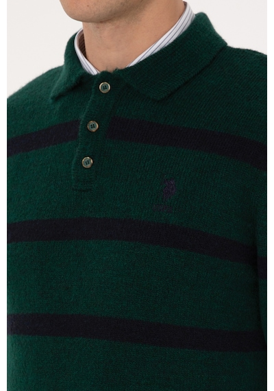 U.s. Polo Assn. Erkek Koyu Yeşil Kazak /triko 50315036-vr079 Koyu Yesıl