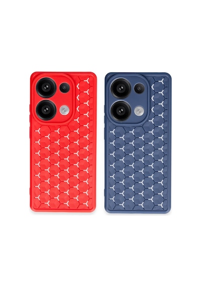 Realme C65 Kılıf Petek Silikon Kapak - Lacivert Bzsxx00 1