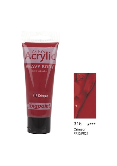 Bigpoint Akrilik Boya 75 ml Crimson 315