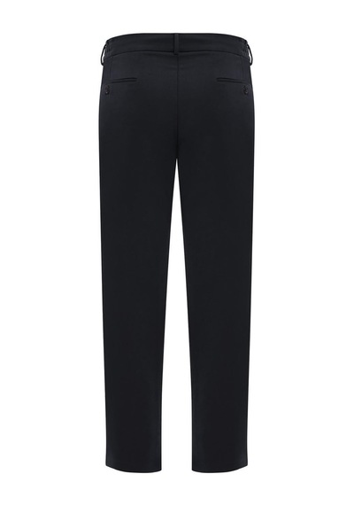 Plus Scorpion Erkek Bağcıklı Lastik Belli Slim Fit Kumaş Pantolon Rahat Kalıp, Günlük & Şık Kombin Pantolonu Lacivert